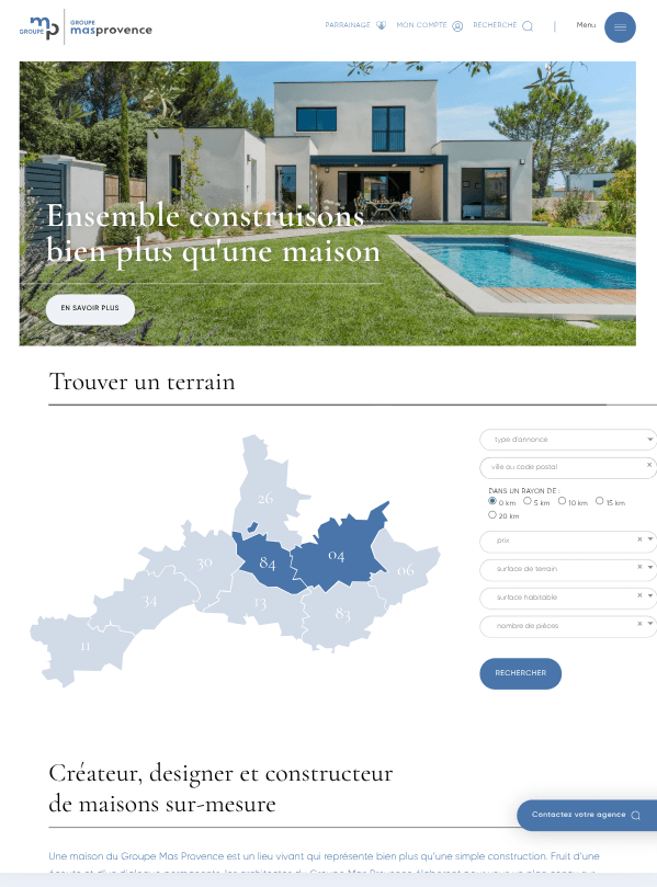 Site vitrine Agence Immobilière